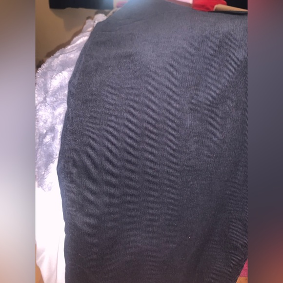 Baxter & Wells black elastic band corduroy style baggy pants - Picture 7 of 7